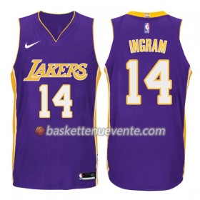 Maillot Basket Los Angeles Lakers Brandon Ingram 14 Nike 2017-18 Pourpre Swingman - Homme